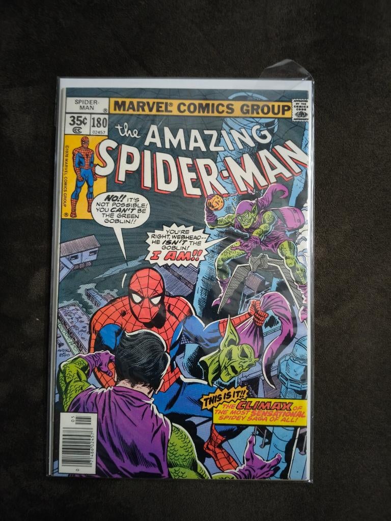Amazing Spiser-Man #180, Boeken, Strips | Comics, Zo goed als nieuw, Eén comic, Amerika, Ophalen of Verzenden
