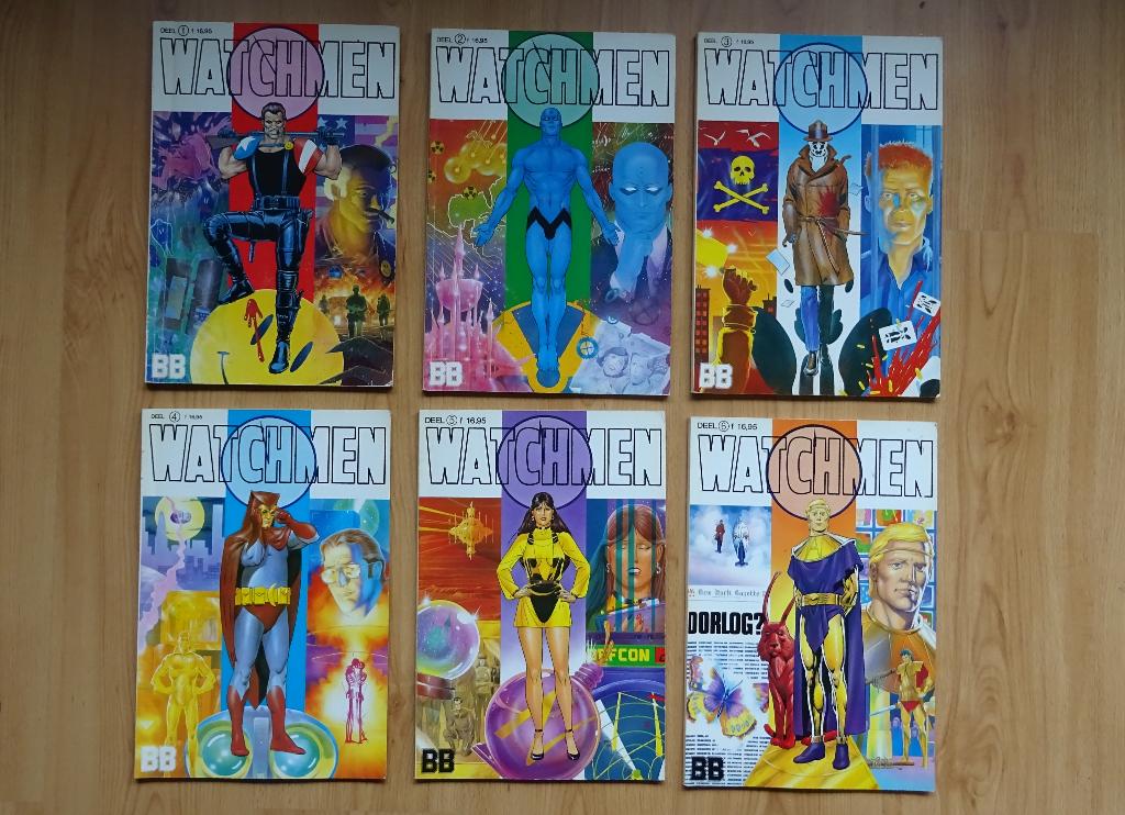Watchmen deel 1 t/m 6, Meerdere stripboeken, Ophalen of Verzenden, Gelezen