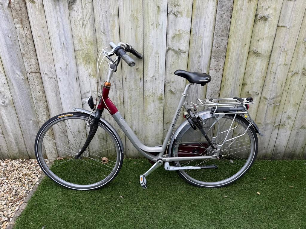 Gazelle Lite Line damesfiets 57 cm, 8 versnellingen, Ophalen, Gebruikt, Velgrem, Versnellingen