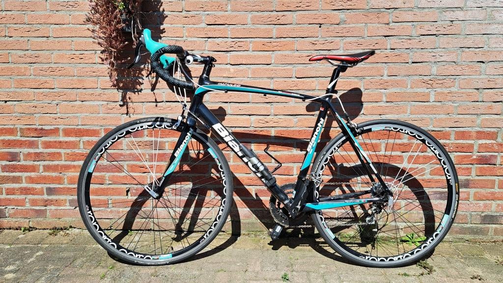 Bianchi Impulso Racefiets - Campagnolo Veloce - Maat 56, Fietsen en Brommers, Fietsen | Racefietsen, Gebruikt, Aluminium, 15 tot 20 versnellingen