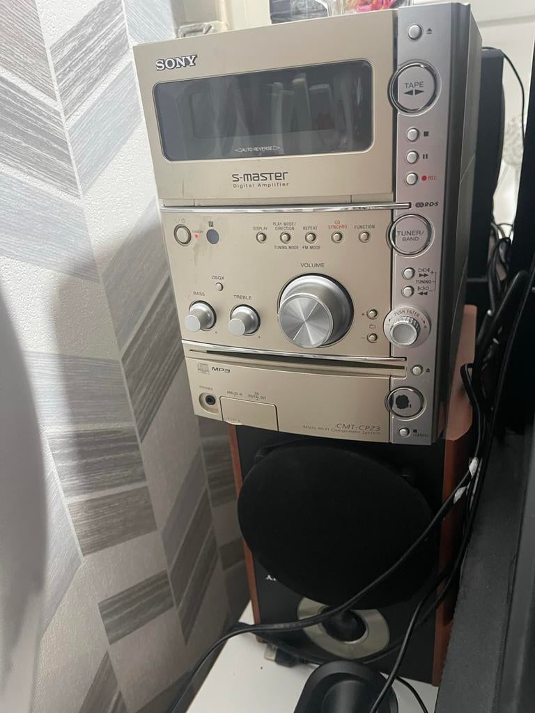 Sony CMT-CPZ3 micro hifi component systeem, Cassettedeck, Ophalen of Verzenden, Microset, Sony
