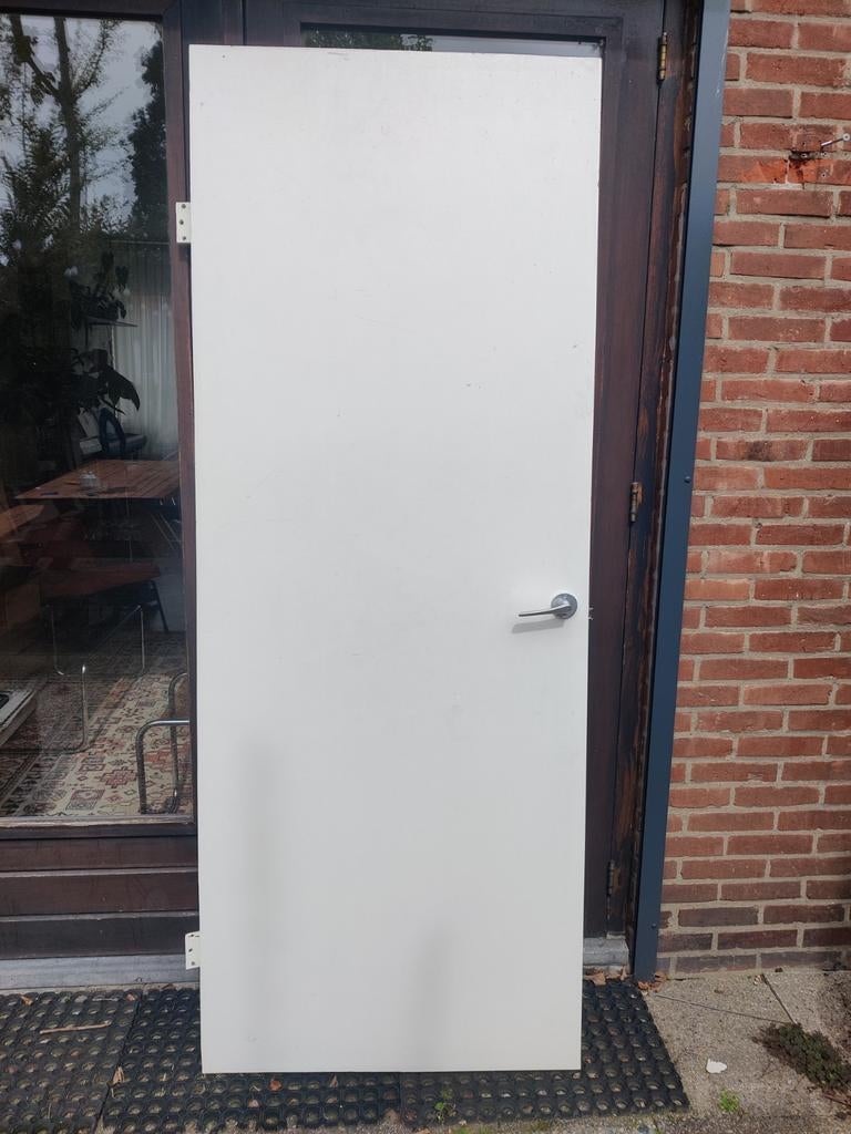 4x stompe binnendeuren, Doe-het-zelf en Verbouw, Deuren en Horren, Ophalen, Gebruikt, Binnendeur, 200 tot 215 cm