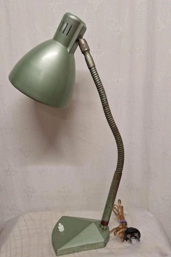 Vintage Erpe bureaulamp - Werkend getest, Ophalen of Verzenden, Gebruikt, Metaal, Vintage, Industrieel