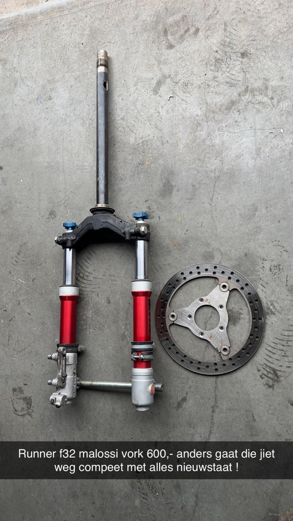 Malossi f32 vork runner, Ophalen, X, X, X