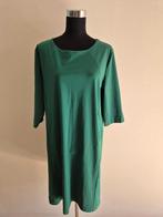 J257 - Groene L.O.E.S. polyamide jurk met zakjes mt L (1), Maat 38/40 (M), Ophalen of Verzenden, Zo goed als nieuw, Boven de knie