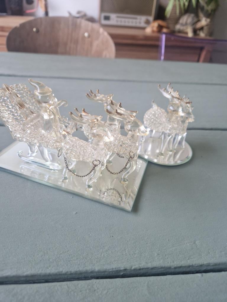 Glazen kerstbeeldjes, Ophalen of Verzenden, Dier