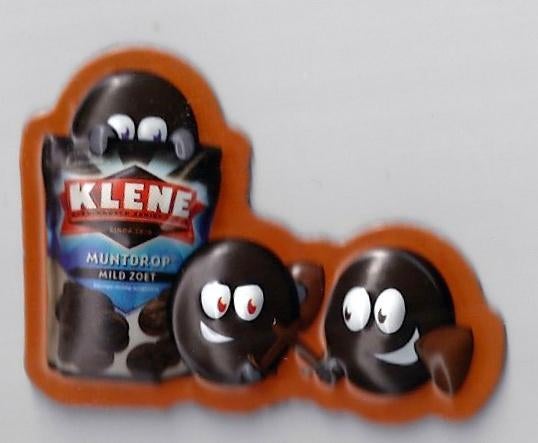 Km1880 koelkastmagneetje klene drop jan linders, Ophalen of Verzenden, Zo goed als nieuw