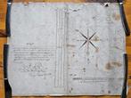 Antiek handschrift, tekening, 1786, 45 euro, Ophalen of Verzenden