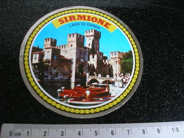 folie sticker sirmione lago di garda, Verzenden, Zo goed als nieuw, Overige typen
