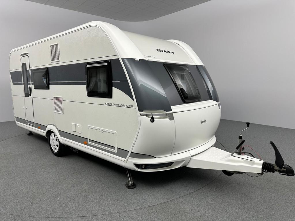 Hobby Excellent Edition 490 KMF Stapelbed Mover OOK INKOOP, Caravans en Kamperen, Hobby, Bedrijf, Treinzit, Koelkast
