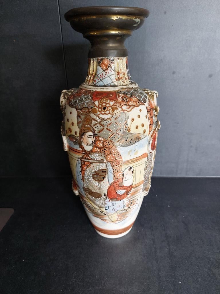 Antieke Chinese Porseleinen Vaas - Handgeschilderd, Ophalen