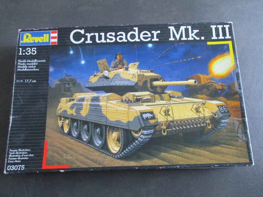 Revell Crusader MK.III, Tank, Ophalen of Verzenden, Zo goed als nieuw, 1:32 tot 1:50