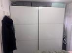 Melkwitte zweefdeur kledingkast van Haco, Huis en Inrichting, Kasten | Kledingkasten, Ophalen, Overige materialen, Gebruikt, 200 cm of meer