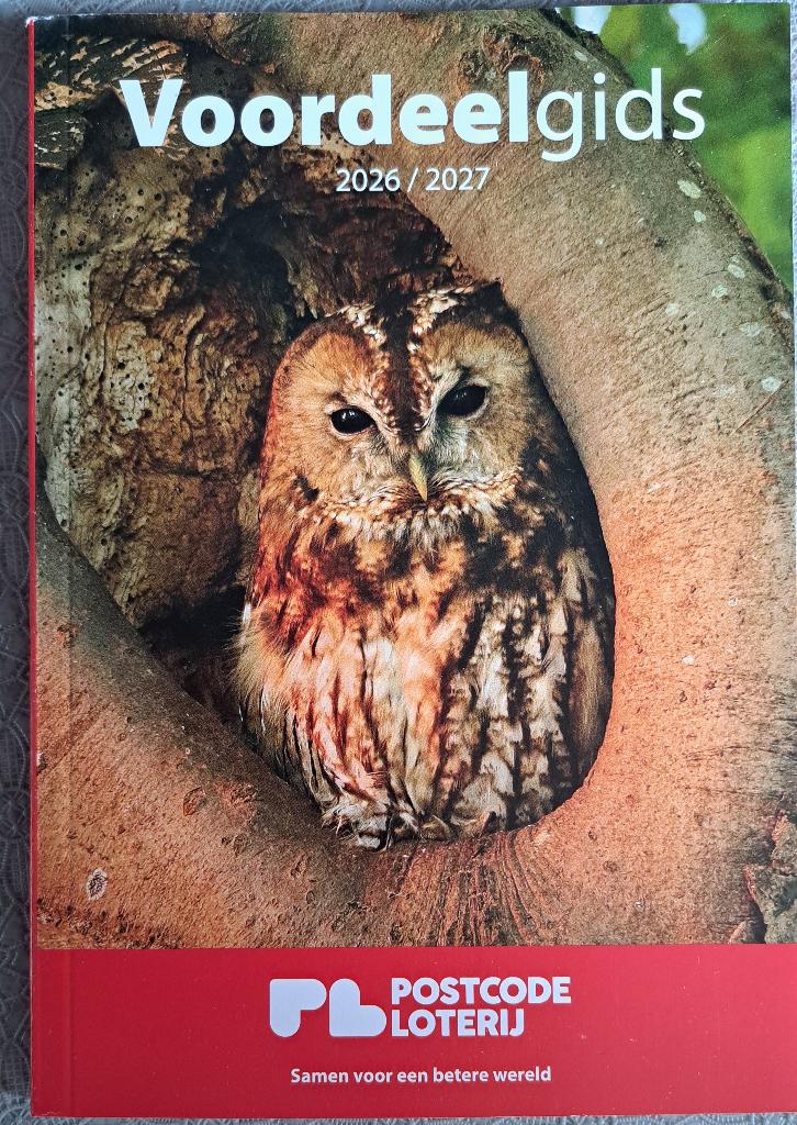 Voordeelgids 2027 Postcodeloterij, Eén persoon, Kortingsbon