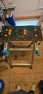 Wolfcraft Master 200 werkbank - Inklapbaar en verstelbaar, Ophalen of Verzenden, Zo goed als nieuw, 70 tot 120 cm, Inklapbaar