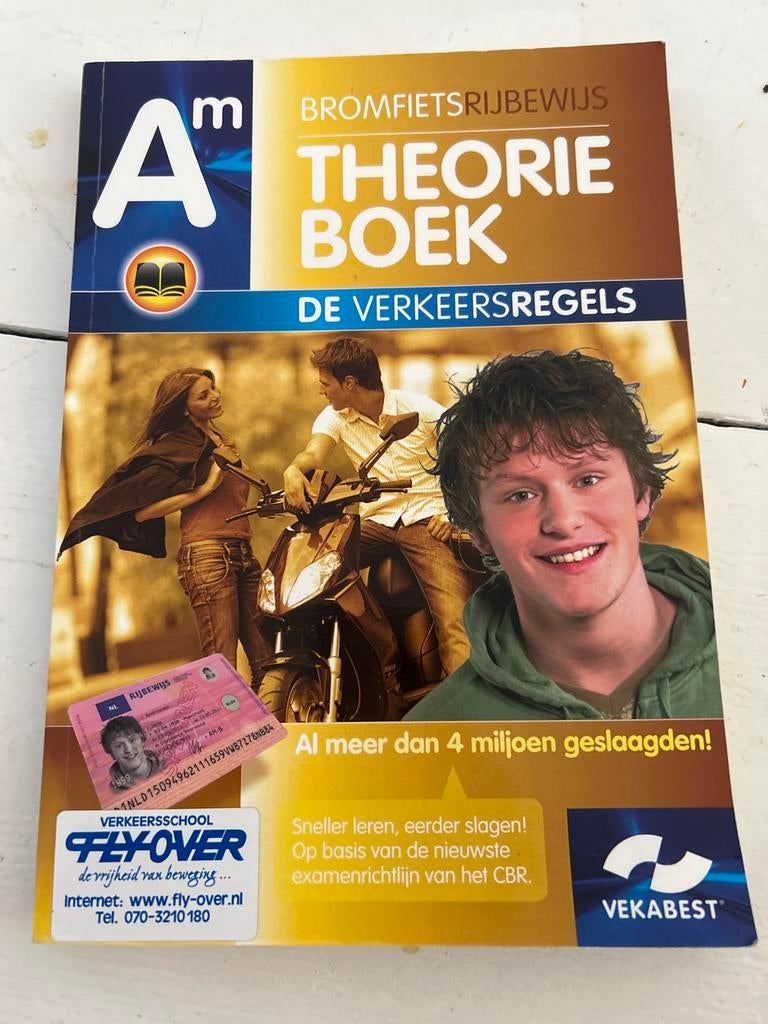 Theorieboek rijbewijs AM - Bromfiets/Scooter, Ophalen, Zo goed als nieuw, Algemeen