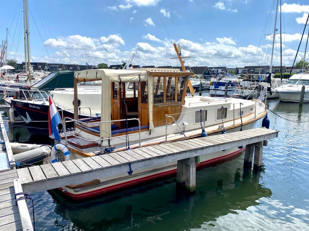 Van der Ven Kruiser 8.60 met teakdek en boegschroef, Watersport en Boten, Ophalen, Gebruikt, Binnenboordmotor, Diesel