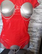 Kinky rode lak body L, Ophalen of Verzenden, Rood, Body of Korset