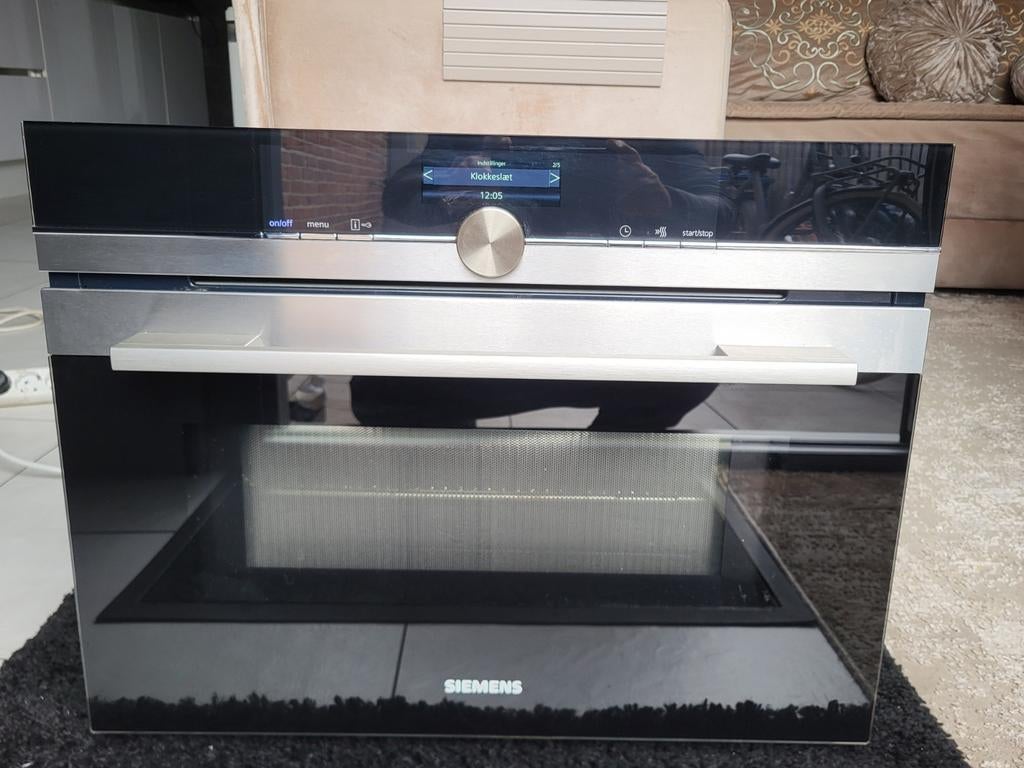 ZEER NETTE SIEMENS COMBI OVEN COMBI MAGNETRON, Ophalen, Zo goed als nieuw, Hete lucht, 45 tot 60 cm