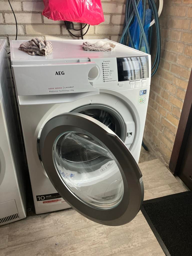 AEG 6000 SERIES LAVAMAT ProSense Technology 1-8kg Wasmachine, Ophalen, Gebruikt, Voorlader, Kort programma