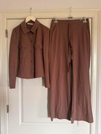Studio Anneloes wijde broek en jasje maat s/m, Bruin, Ophalen of Verzenden, Zo goed als nieuw, Maat 36 (S)