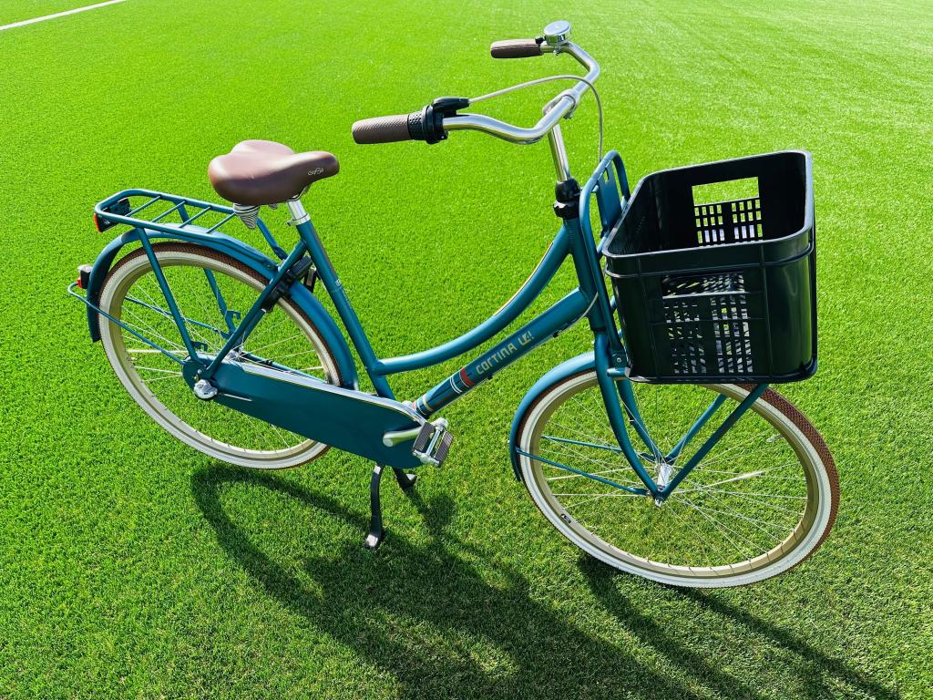 Cortina u4 Damesfiets Transportfiets 57cn N3, Terugtraprem, Gebruikt, Versnellingen, Niet ingevuld