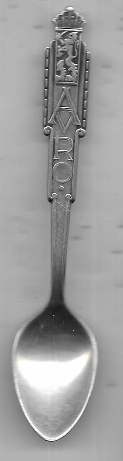 6-12-1932 AVRO OMROEP LEPELTJE MET MERKJE, Antiek en Kunst, Antiek | Bestek, Ophalen of Verzenden
