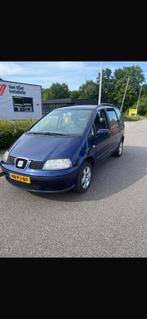 Seat Alhambra 2.0 Stella AUTOMAAT / 7 PERSOONS, Auto's, Seat, Stof, Metallic lak, 4 cilinders, Blauw