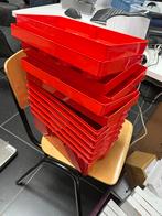 6 Rode LEGO bewaarbakken voor speelgoedopslag, Ophalen of Verzenden, Nieuw, Losse stenen, Lego