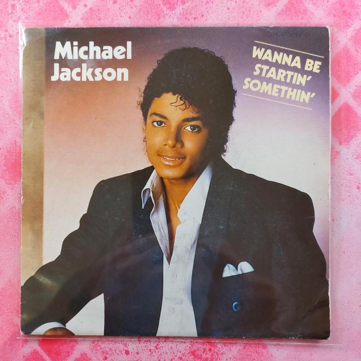 Michael Jackson Wanna be starting something single.   Star45, Cd's en Dvd's, Vinyl Singles, Gebruikt, Single, Pop, 7 inch, Ophalen of Verzenden