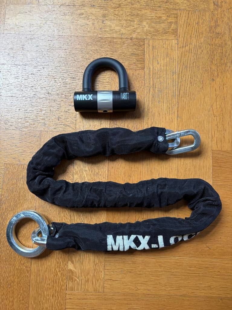 MKX Kettingslot Brommer ART4 Loop, Ophalen of Verzenden, Gebruikt, Kettingslot