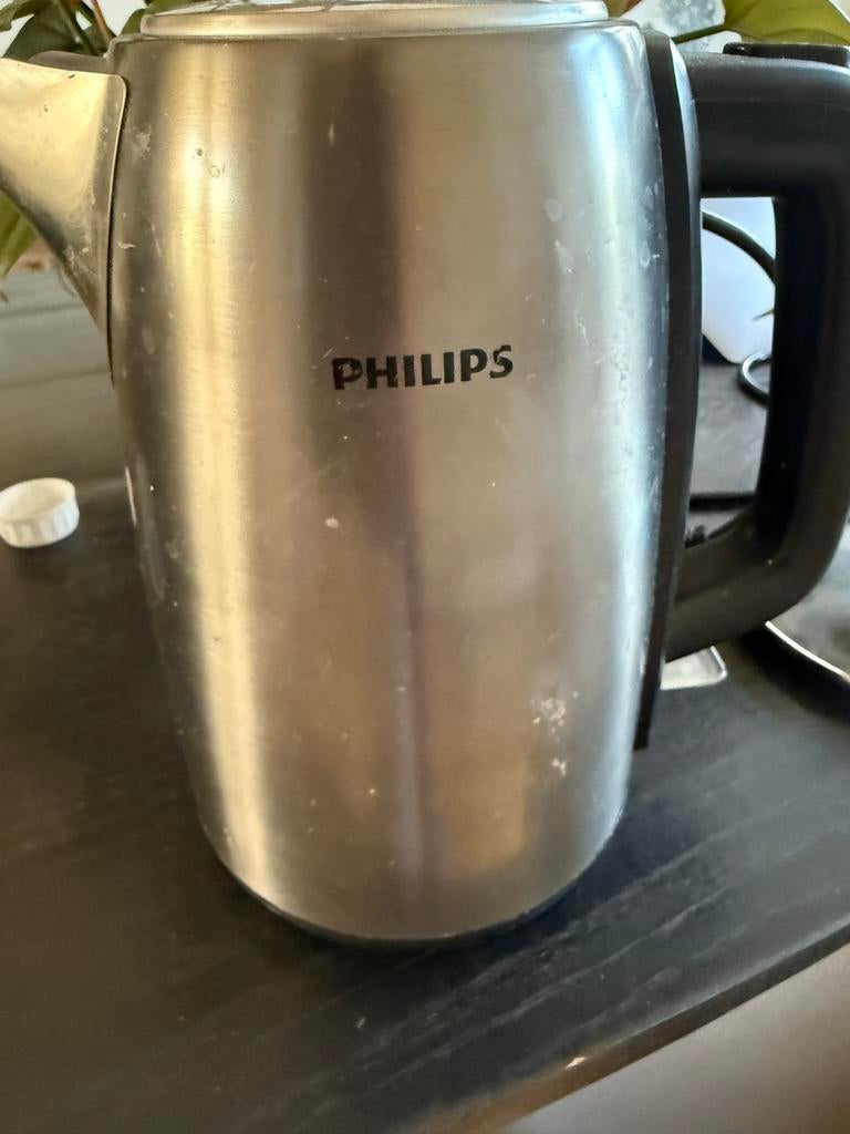 Philips Waterkoker RVS - Gebruikt, 1 tot 2 liter, Ophalen, Gebruikt, Rvs