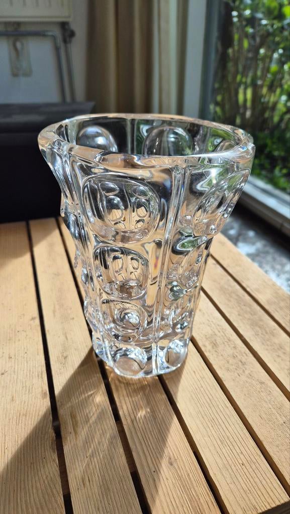 Decoratieve glazen vaas Sklo Union Rosice, Ophalen of Verzenden