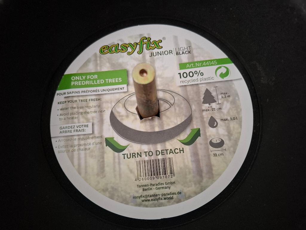 Easyfix - Kerstboom standaard 32 cm, Diversen, Kerst, Ophalen of Verzenden, Zo goed als nieuw