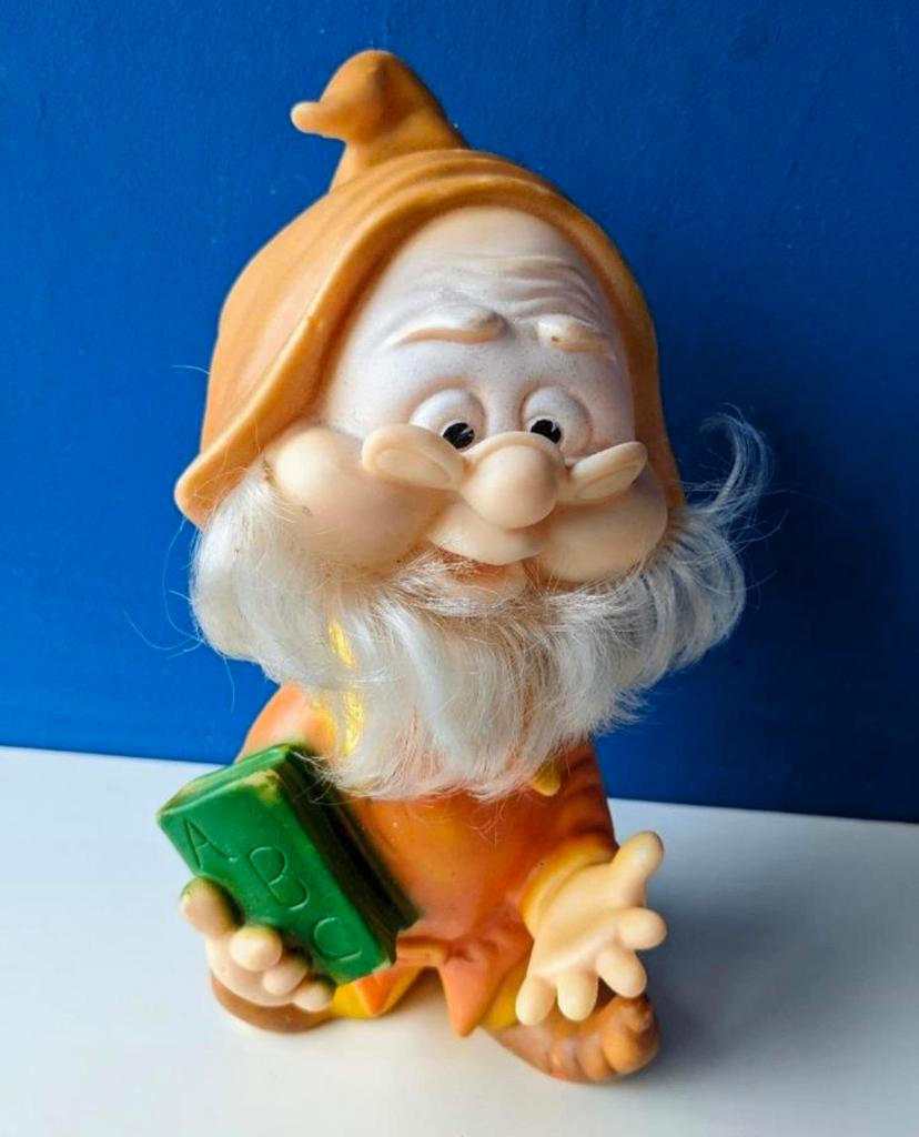 Vintage piepfiguur/Doc/Sneeuwwitje en de 7 dwergen, Verzamelen, Disney, Ophalen of Verzenden, Sneeuwwitje of Doornroosje, Gebruikt