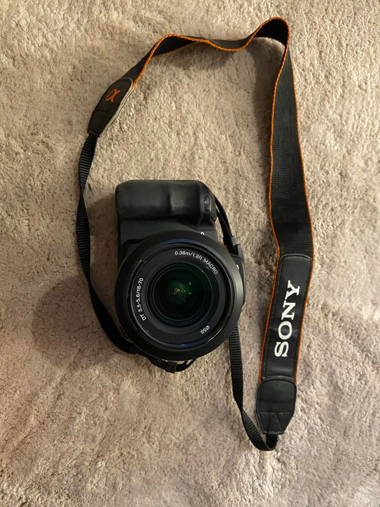 Sony spiegelreflex camera a200 (met 2 lenzen), Gebruikt, Spiegelreflex, Ophalen of Verzenden, 4 t/m 7 keer