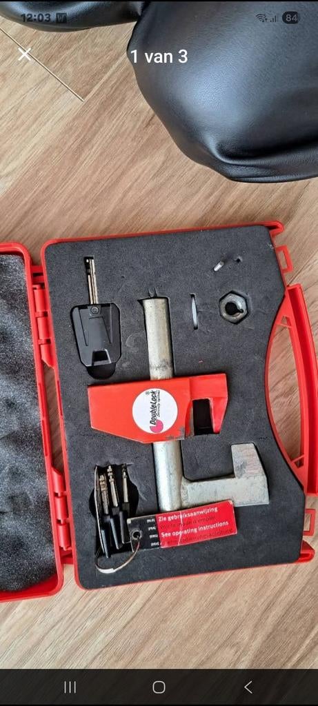 Scm goedgekeurd disselslot, Ophalen of Verzenden, Zo goed als nieuw