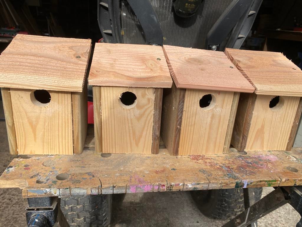 Vogelhuisjes nestkasjes broedblok 10 voor €.50,00, Dieren en Toebehoren, Vogels | Hokken en Kooien, Ophalen of Verzenden, Nieuw