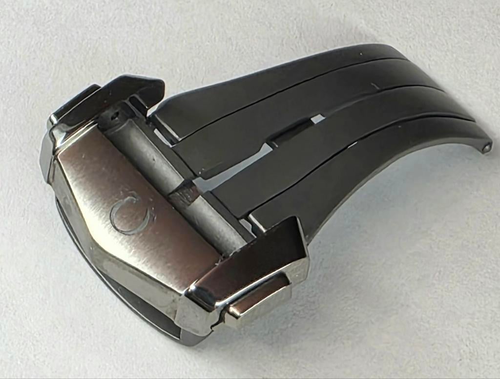 Omega 18 mm Titanium & Keramische Clip Sluiting, ., Ophalen of Verzenden, Zo goed als nieuw, Omega