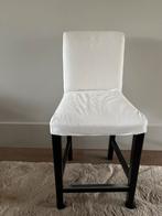 IKEA barkrukken (4 stuks) met 8 hoezen (wit/beige), Ophalen, Gebruikt, Met voetsteun, 60 tot 90 cm