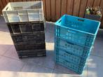 Stapelbare kratten, diverse kleuren en maten, Ophalen, Gebruikt, 40 tot 60 cm, 50 tot 75 cm