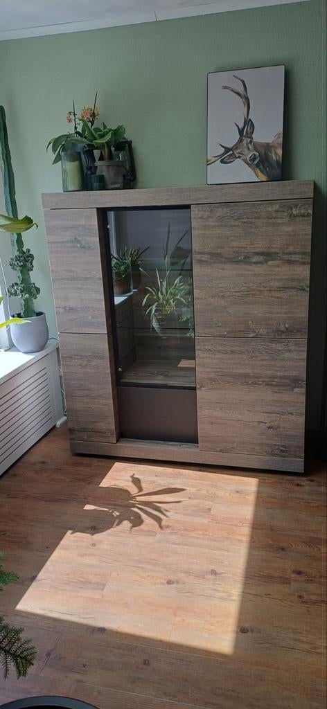 Buffetkast 138,5x50x155,5 cm, Huis en Inrichting, Met deur(en), 100 tot 150 cm, Ophalen of Verzenden, Zo goed als nieuw