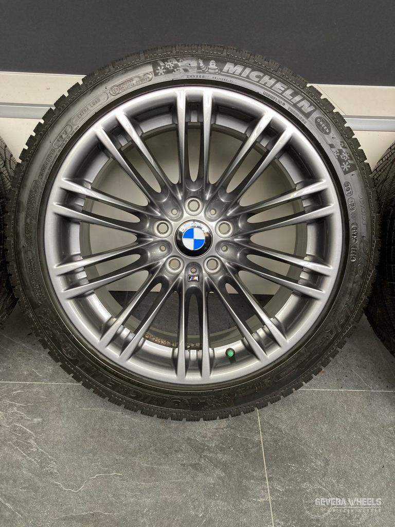 18” originele BMW M3 e92 velgen + winterbanden 219M 5x120, 18 inch, -, -, Banden en Velgen