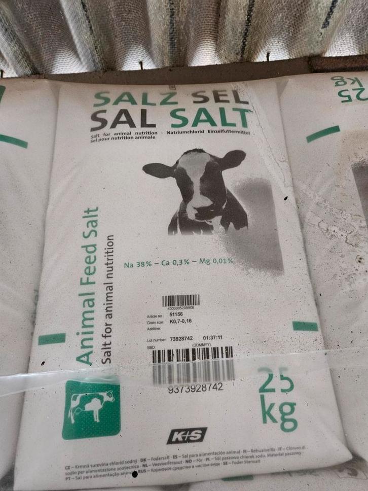 Veevoeder zout regenit waterontharder tabletten, Dieren en Toebehoren, Dierenvoeding, Vee, Ophalen of Verzenden