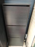 IKEA schoenenkast met 3 vakken, donkerbruin, Huis en Inrichting, Ophalen, Gebruikt, Modern, functioneel
