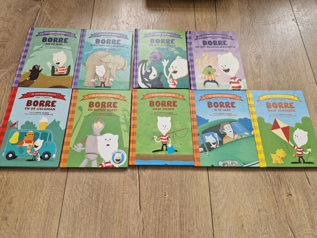Set van 9 Borre Boekjes Groep 1, 2, 3, Boeken, Ophalen of Verzenden, Gelezen, Jeroen Schipper, Fictie algemeen