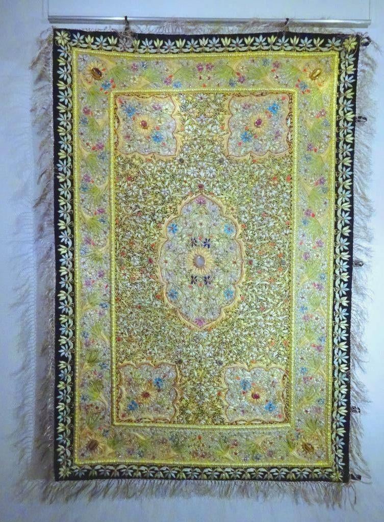 Wandkleed uit Kashmir, Antiek en Kunst, Curiosa en Brocante, Ophalen of Verzenden