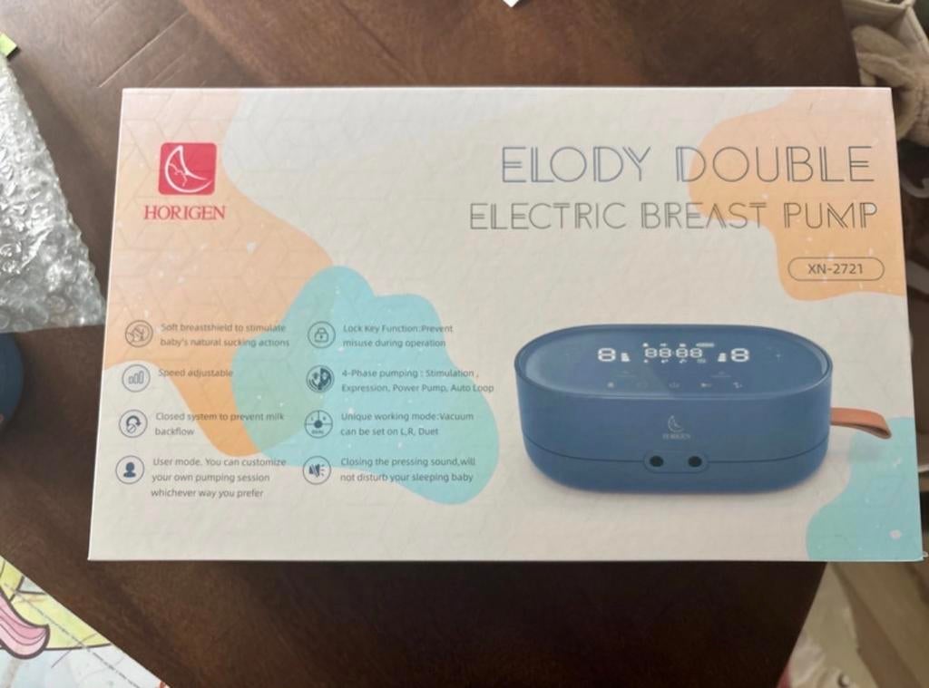 Horigen Elody Dubbele Elektrische Borstkolf XN-2721, Ophalen, Zo goed als nieuw, Borstkolf