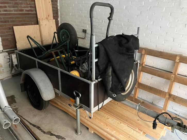 Keurig nette aanhanger 200cm x 130cm keihard, Doe-het-zelf en Verbouw, Transportwagens, Zo goed als nieuw, Transportkar, 100 liter of meer
