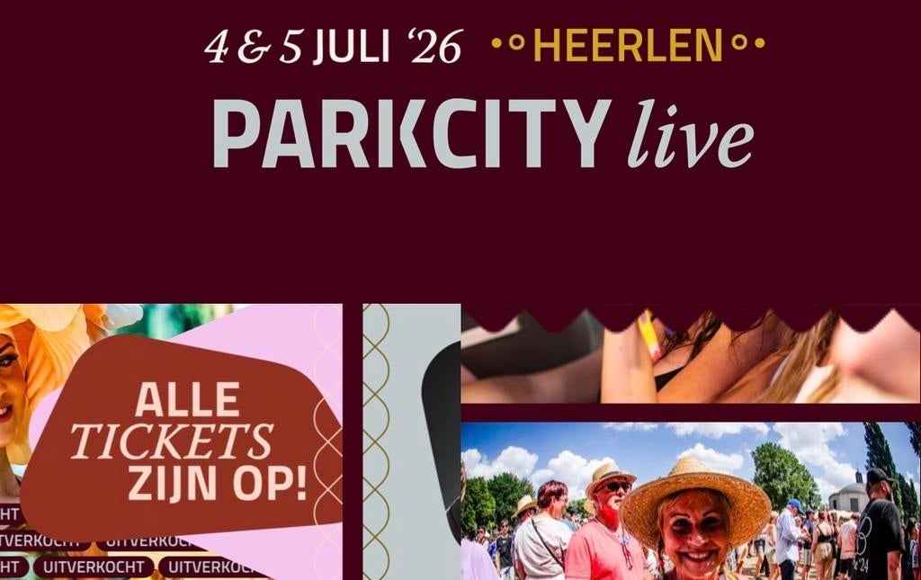 ParkCity Live 2026 “2 Zondag tickets” Originele prijs, Tickets en Kaartjes, Drie personen of meer